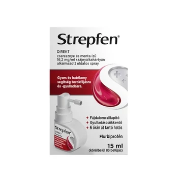 Strepfen Direkt 16,2 mg/ml szájnyálk.alk.spray cse 1x15ml