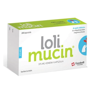 Lolimucin 375 mg kemény kapszula 20x