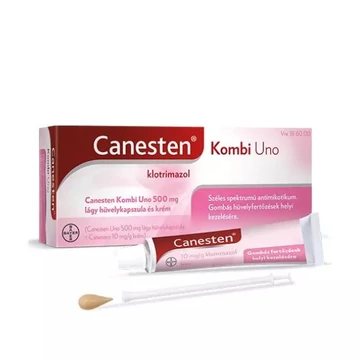 Canesten Kombi Uno 500mg hüvelykapsz. /krém 1x+20g