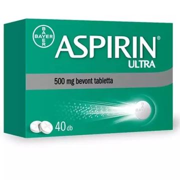 Aspirin Ultra 500 mg bevont tabletta 40x