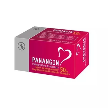 Panangin 158 mg/140 mg filmtabletta 50x