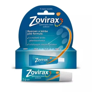 Zovirax ajakherpesz krém (1x2g)