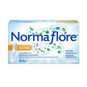 Normaflore Extra 4 milliárd/5 ml belsőleges szuszp 20x5ml tartályban