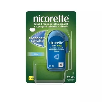 Nicorette Mint 4 mg szopogató tabletta Mentol 20x