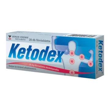 Ketodex 25 mg filmtabletta/26 20x Aclar-Al