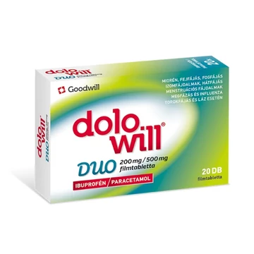 Dolowill Duo 200mg/500mg filmtabletta 20x