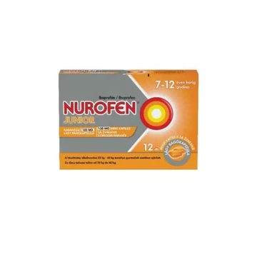 Nurofen Junior narancsízű 100 mg lágy rágókapszula 12x