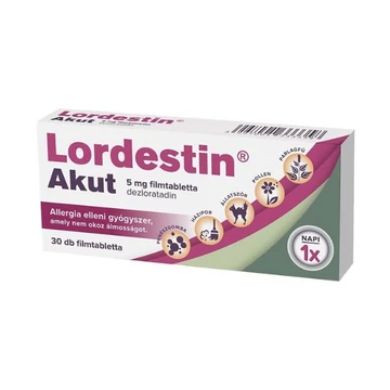 Lordestin Akut 5 mg filmtabletta 30x