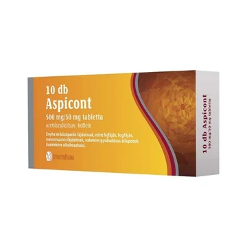 Aspicont 500 mg/50 mg tabletta 10x