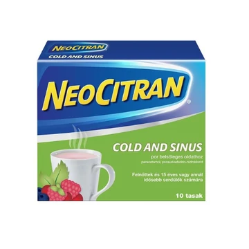 Neo Citran Cold and Sinus por belsőleges oldathoz 10x