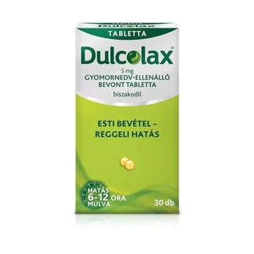 Dulcolax  5 mg gyomornedv-ellenálló bevont tabl. (30x)