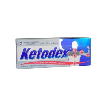 Ketodex 25 mg filmtabletta 10x