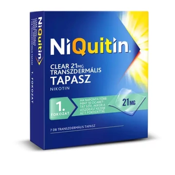 Niquitin Clear 21 mg transzdermális tapasz /80 7x