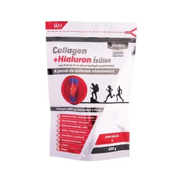JutaVit Collagen+Hialuron Ízület Eper-Málna 400g