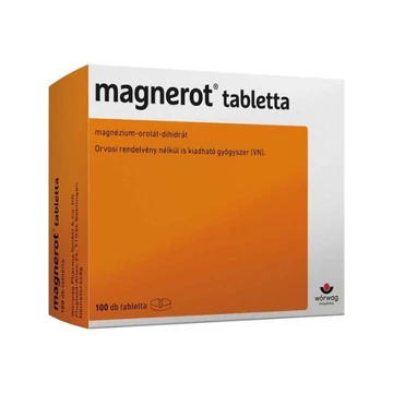 Magnerot tabletta 100x PVC/AL