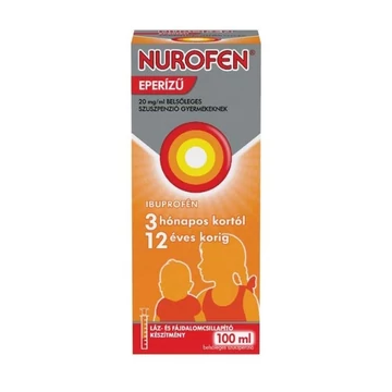 Nurofen  20mg/ml belsől.szuszpenzió gyerm.eperízű 100ml