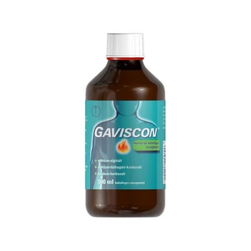 Gaviscon belsőleges szuszpenzió menta ízű /20 500ml