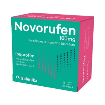 Novorufen 100 mg belsőleges szuszpenzió tasakban 20x5ml