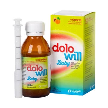 Dolowill Baby 100 mg/5 ml belsőleges szuszpenzió 100ml