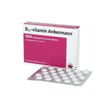 B12-vitamin Ankermann 1000 mcg bevont tabletta 50x