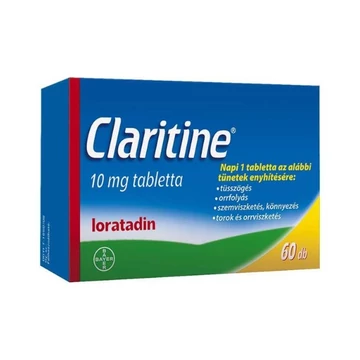 Claritine 10 mg tabletta 60x