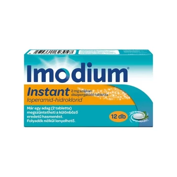 Imodium Instant 2 mg szájban diszpergáló tabl. 12x