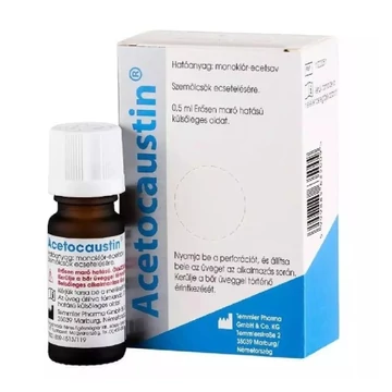 Acetocaustin szemölcsírtó oldat 0,5ml
