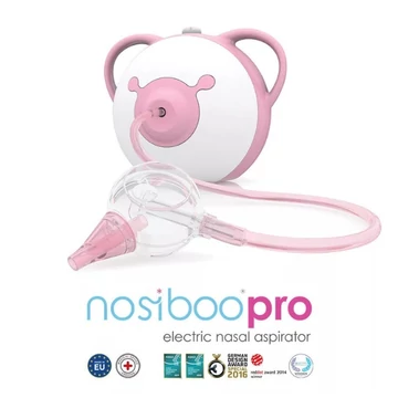 Nosiboo Pro elektromos orrszívó rózsaszín