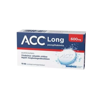 ACC long 600 mg pezsgőtabletta 10x tasakban