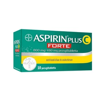 Aspirin Plus C 800 mg/480 mg FORTE pezsgőtabletta 10x