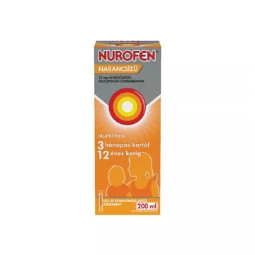 Nurofen  20mg/ml belsől.szuszpenzió gyerm.narancs 200ml