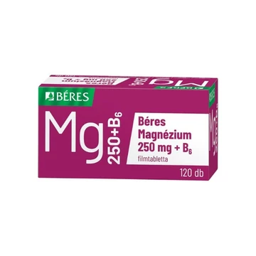 Béres Magnézium 250 mg+B6 filmtabletta /05 120x