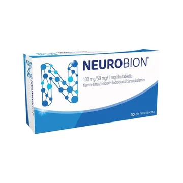 Neurobion 100 mg/ 50 mg/ 1 mg filmtabletta 30x buborékcsomagolásban