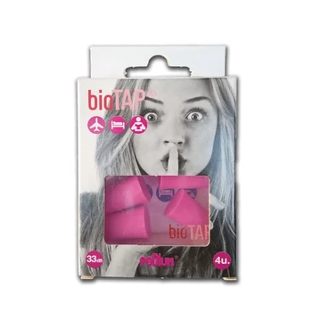 Füldugó BioTAP poliuretán habszivacs pink 2 pár