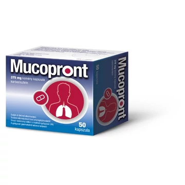 Mucopront 375 mg kemény kapszula 50x