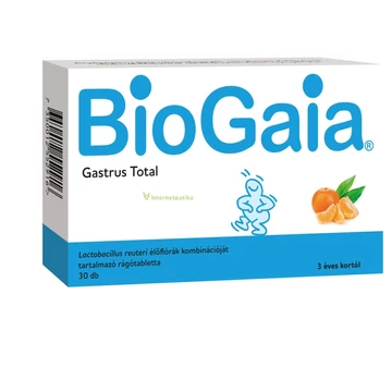 BioGaia Gastrus Total rágótabletta 30x