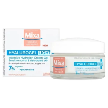 Mixa Hyalurogel int.hidr.krém 7% érz.és dehidr.bőr 50ml