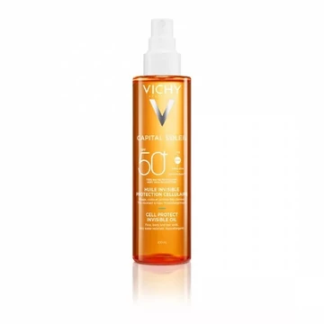 Vichy Capital Soleil Cellprotect láthatatlan olaj F50+ 200ml