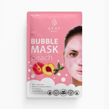 STAY Well Deep Cleansing Bubble Mask Peach