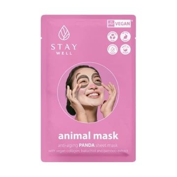 STAY Well Vegan Animal Mask Panda