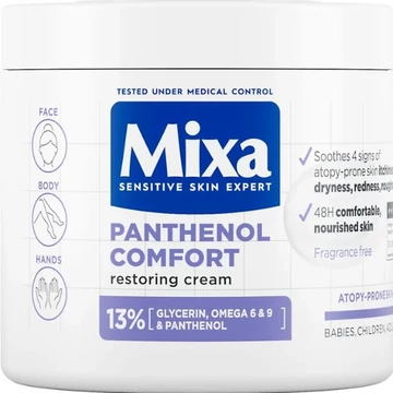Mixa Panthenol Comfort ápolókrém 400ml