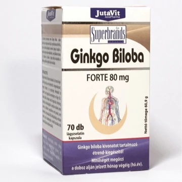 JutaVit Ginkgo Biloba Forte 80 mg lágyzselatin kapszula 70x