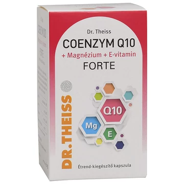 Dr. Coenzym Q10 + Mg + E-vitamin kapszula FORTE 60x
