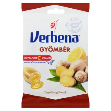 Verbena cukorka gyömbér 60g