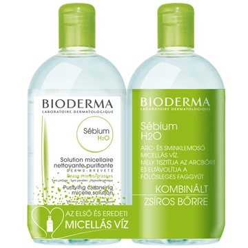 Bioderma Sébium H2O mélytisztító zsíros bőrre DUO 2x250ml