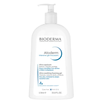 BIODERMA Atoderm Intensive Moussant gél száraz érzékeny bőrre 1L