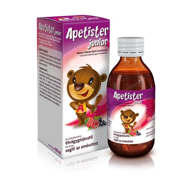 Apetister Junior oldat málna-feketeribizli 100ml