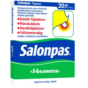 Salonpas fájdalomcsillapító gyógytapasz 20x