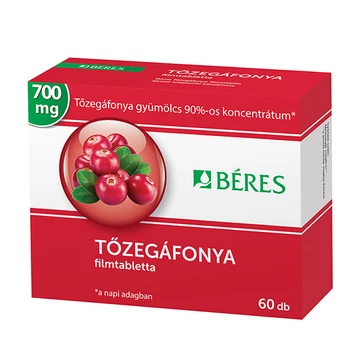 Béres Tőzegáfonya filmtabletta 60x