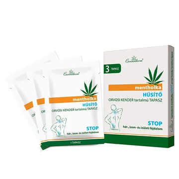 Cannaderm Mentholka tapasz hűsítő (3x)